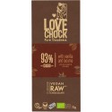 Tablette chocolat cru 93 % cacao