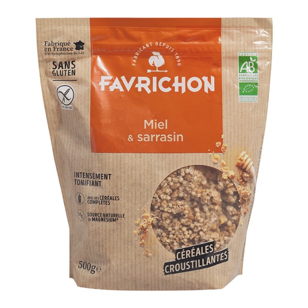 MUESLI CROUSTILLANT MIEL SARRASIN 500g MUESLI CROUSTILLANT MIEL SARRASIN 500g