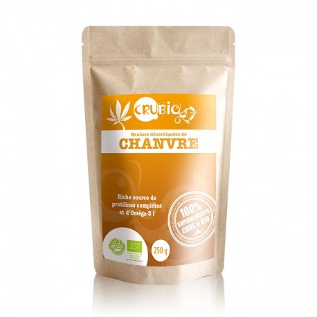 Crubio CHANVRE Graines Déco 500g RV Crubio CHANVRE Graines Déco 500g RV