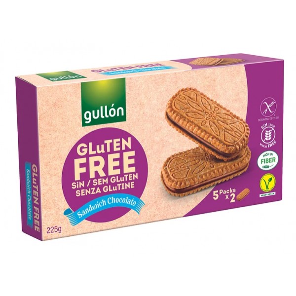 SANDWICH CHOCOLATE s/s gluten 225g SANDWICH CHOCOLATE s/s gluten 225g