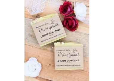 SAVON GRAIN AVOINE/ORGANZA hand made100g