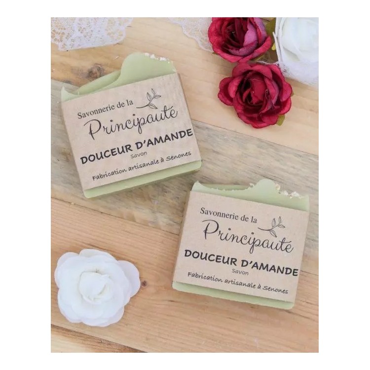 SAVON DOUCEUR AMANDE/ORGANZhand made100g