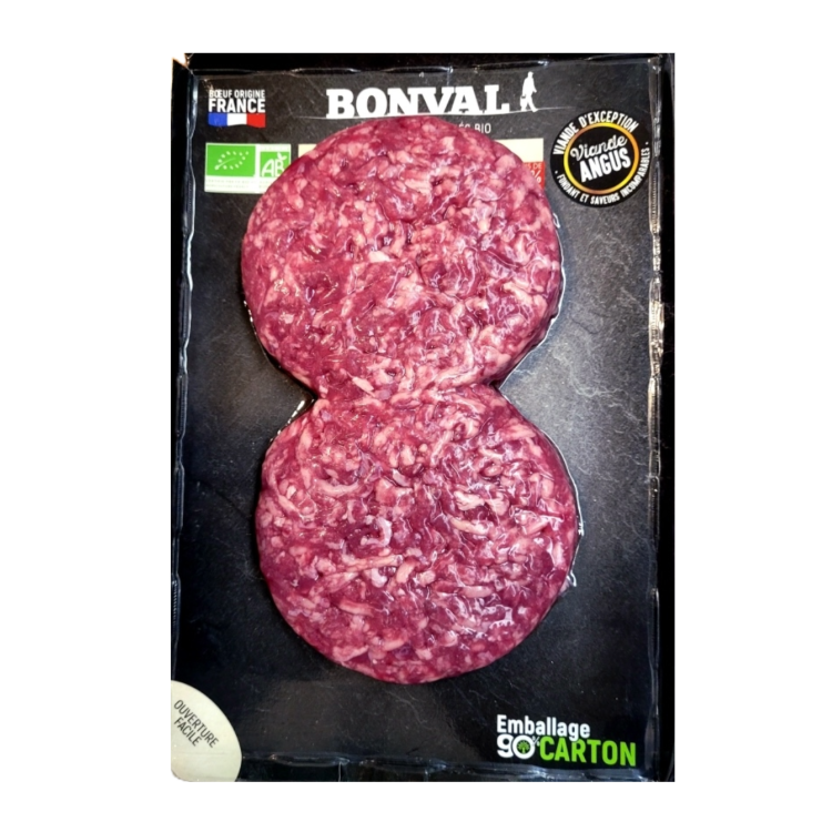 STEAK HACHE ANGUS BOEUF   15%MG  x2