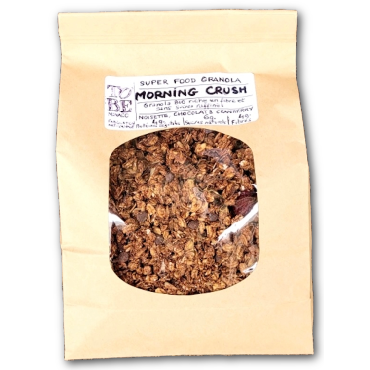 GRANOLA MORNING CRUSH CHOC CRANBERRY 900g