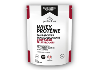 WHEY PROTEINE CACAO/F.RGs/sucre DOSE 40g