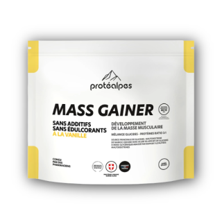 MASS GAINER 22.7g VANILLE 2kg