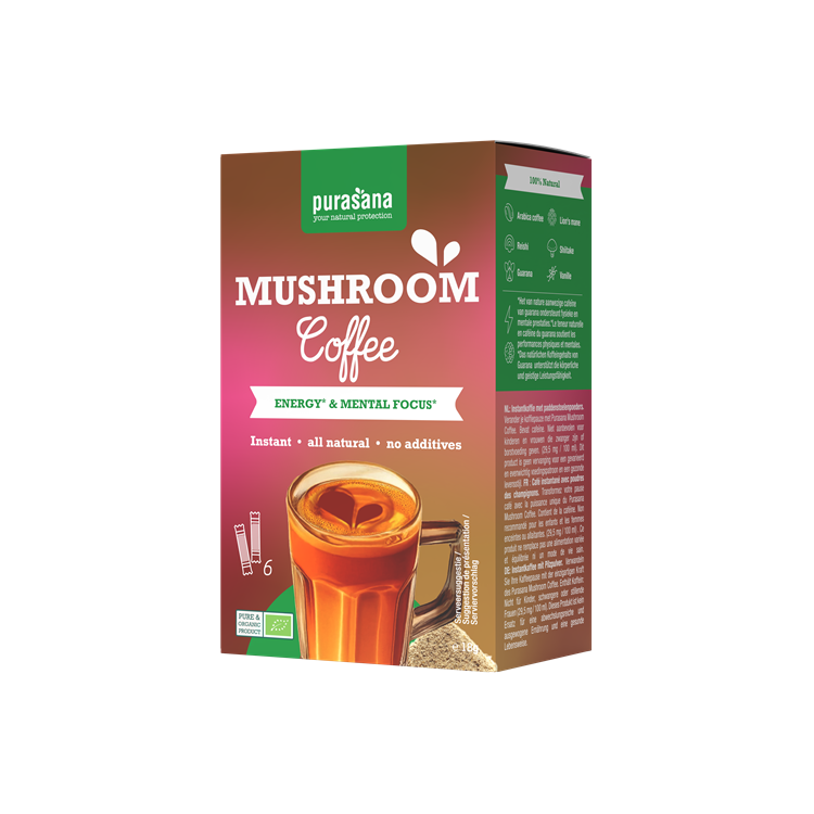 MUSHROOM COFFEE  6 sticks x 3g