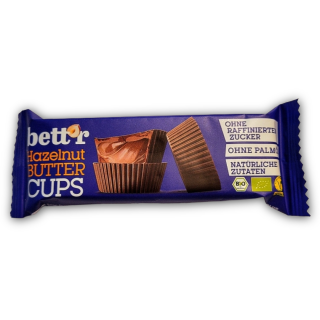 HAZELNUT BUTTER CUPS 3 x 13g