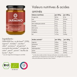 BEEF BONE BROTH/BOUILLO BOEUF 350ml