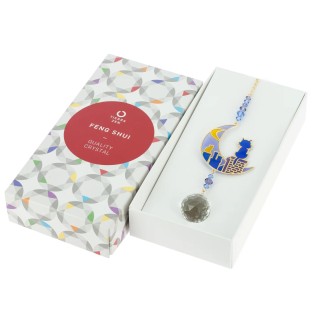 CRISTAL FENG SHUI MOON INTUITION  19x2cm