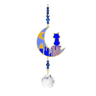 CRISTAL FENG SHUI MOON INTUITION  19x2cm