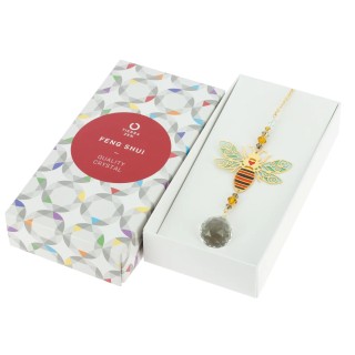 CRISTAL FENG SHUI ABEIL PROSPERITE19x2cm