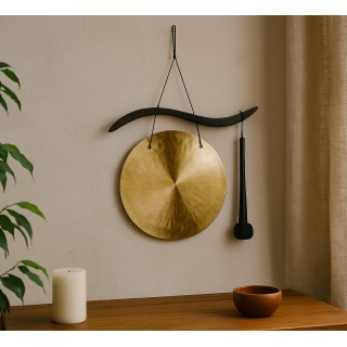 GONG à suspendre   H43cm Diam.25cm