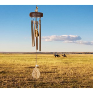 CARILLON VENT JASPE PRAIRIE 4 tubes 29cm