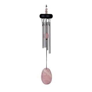 CARILLON VENT QUARTZ ROSE 4 tubes 29cm