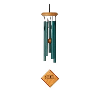 CARILLON VENT MERCURE VERT GRIS 5tub35cm