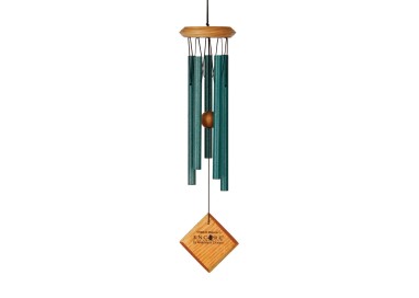 CARILLON VENT MERCURE VERT GRIS 5tub35cm