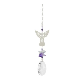 GRDE FANTAISIE CRISTAL ANGE GARDIEN 27cm