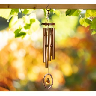 CARILLON VENT CRYSTAL SILENCE BRONZE53cm