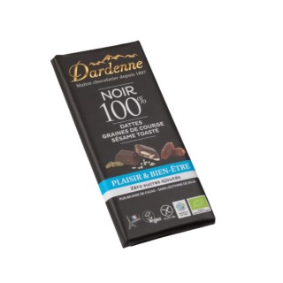 TABLETTE CHOCOLAT NOIR COURGE SESAME 90g