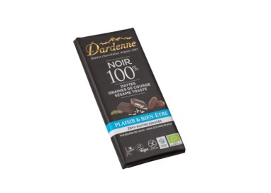 TABLETTE CHOCOLAT NOIR COURGE SESAME 90g