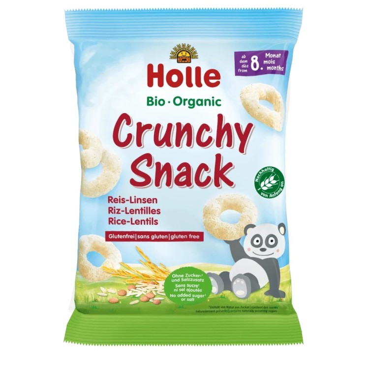 CRUNCHY SNACK RIZ LENTILLE Dès 8 mois25g CRUNCHY SNACK RIZ LENTILLE Dès 8 mois25g