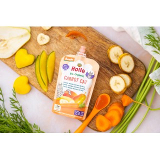 GOURDE CARROT CAT Dès 6 mois  100g