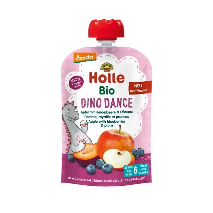 GOURDE DINO DANCE POMME MYRTILLE 100g GOURDE DINO DANCE POMME MYRTILLE 100g