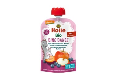 GOURDE DINO DANCE POMME MYRTILLE  100g