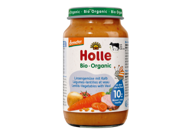PETIT POT VEAU LEGUMES LENTILLES  220g
