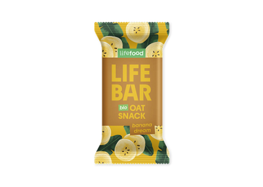 LIFEBAR CRU OAT BANANA  40g