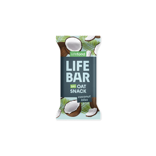 LIFEBAR CRU OAT SNACK COCONUT 40g
