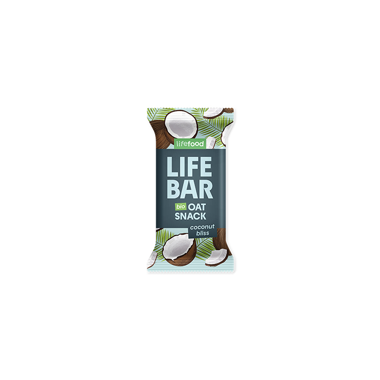 LIFEBAR CRU OAT SNACK COCONUT 40g