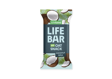 LIFEBAR CRU OAT SNACK COCONUT 40g