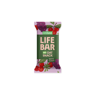 LIFEBAR CRU OAT SNACK BERRY  40g