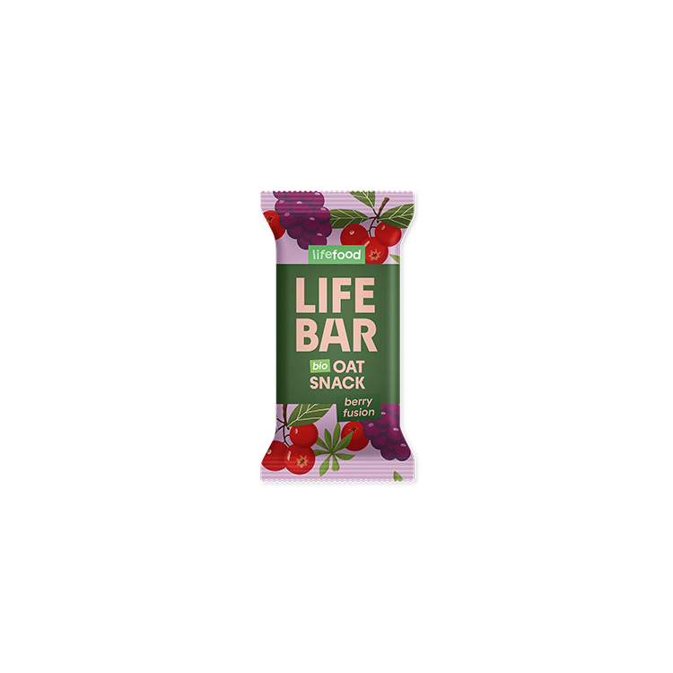 LIFEBAR CRU OAT SNACK BERRY  40g