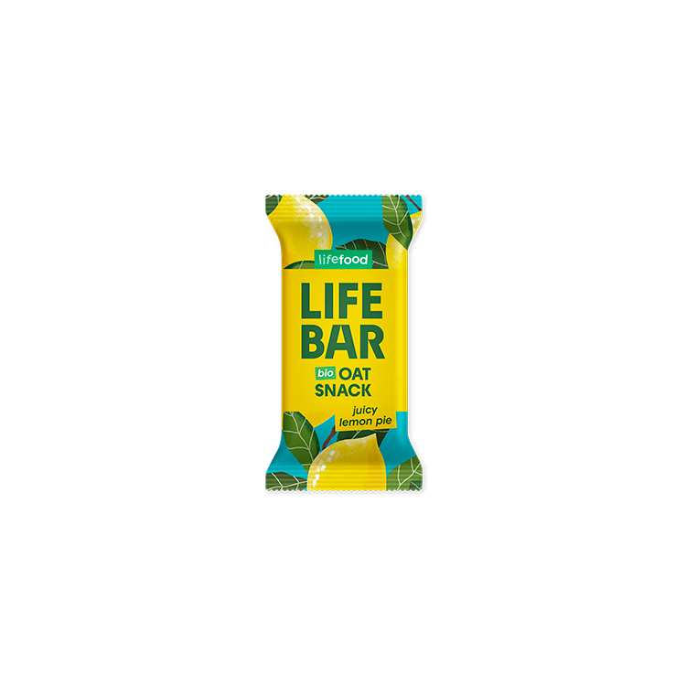 LIFEBAR CRU OAT LEMON   40g