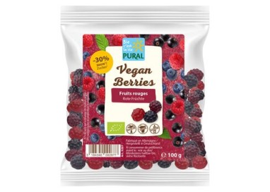 VEGAN BERRIES FRUITS ROUGES   100g
