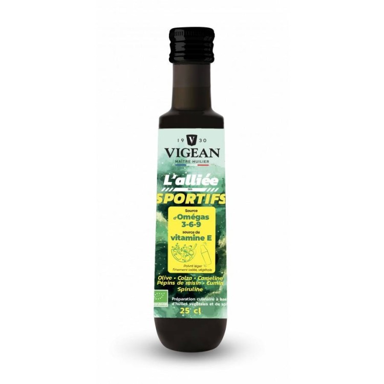HUILE ALLIEE SPORTIFS OMEGA 3-6-9/E 25cl HUILE ALLIEE SPORTIFS OMEGA 3-6-9/E 25cl