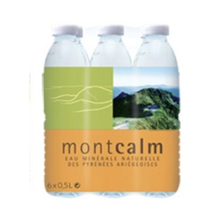 PACK x6 MONTCALM rPET 50cl  PLATE