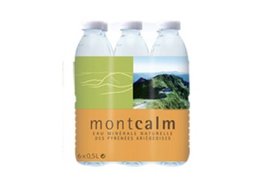 PACK x6 MONTCALM rPET 50cl  PLATE