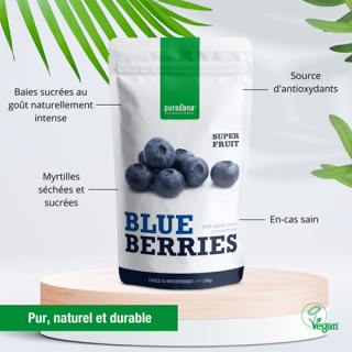 BLUEBERRIES - MYRTILLES  150g