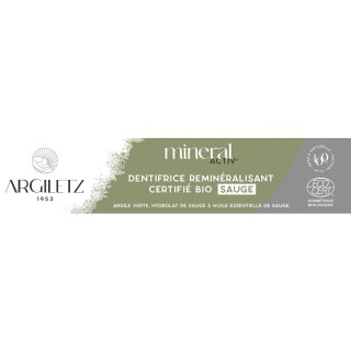 DENTIFRICE SAUGE ARGILE du VELAY tube75g