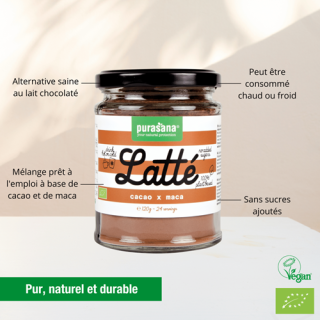 LATTE CACAO MACA   120g