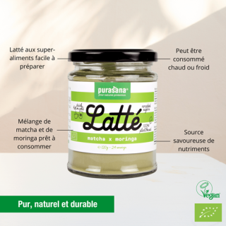 LATTE MATCHA MORINGA   120g