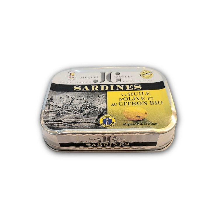 SARDINES HUILE OLIVE CITRON 115g SARDINES HUILE OLIVE CITRON 115g
