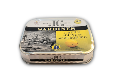 SARDINES HUILE OLIVE CITRON  115g