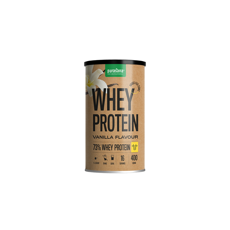 WHEY PROTEIN 80% VANILLE  poudre  400g