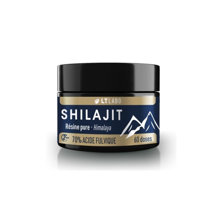 SHILAJIT 500mg 70% ACIDE FULVICrésine30g