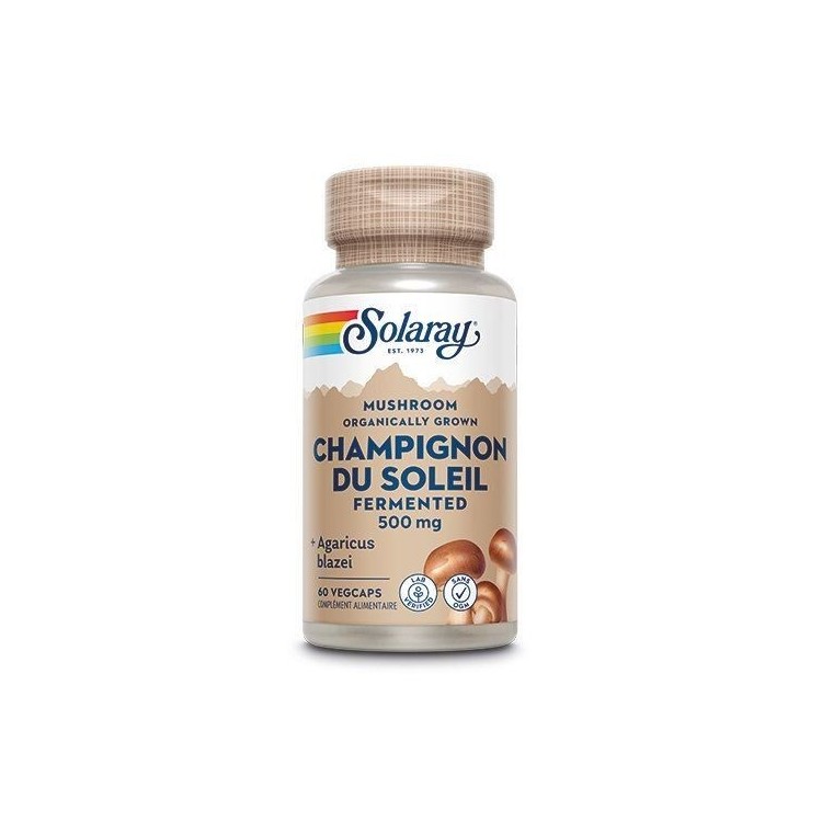 CHAMPIGNON du SOLEIL fermenté 500mg 60cp CHAMPIGNON du SOLEIL fermenté 500mg 60cp